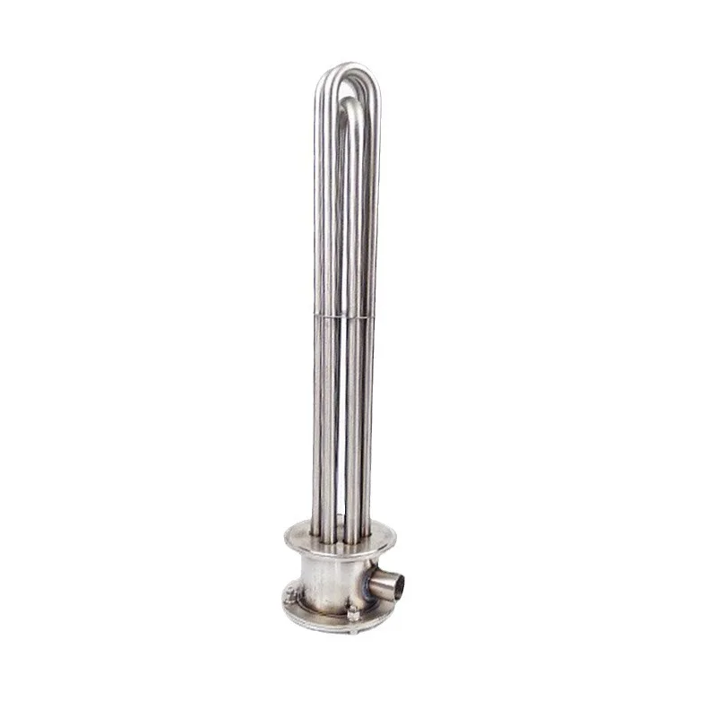 Industrial electric heating rod stainless steel boiler water tank electric tube 380v high power flange