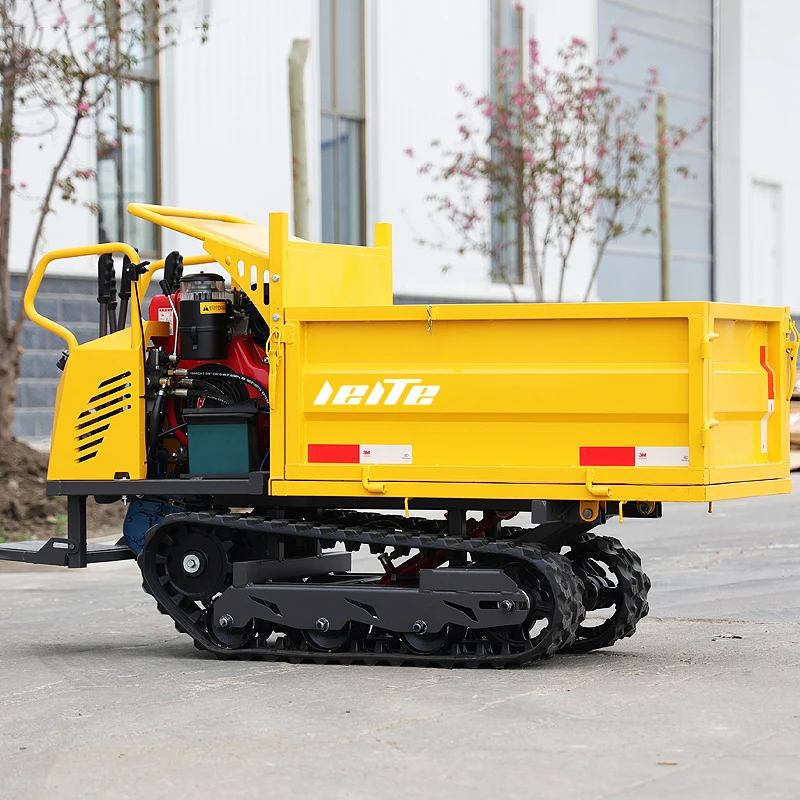 

Small Tipper Crawler Dumper High Quality Cheap Mini Dumper Truck 800kg 4x4 Hydraulic Small Dumpers Free Shipping customized