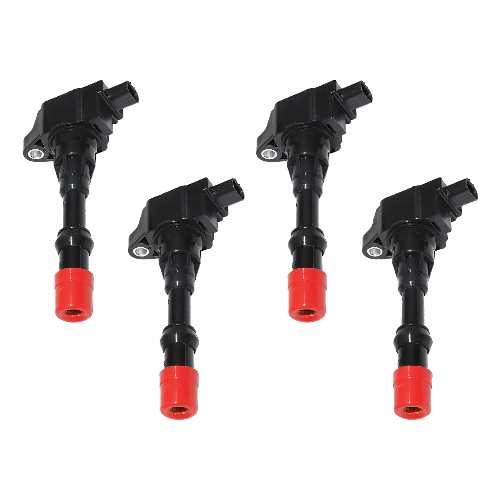 

4Pcs UF373 CM11112 CM11109 Ignition Coils For HONDA CIVIC 7 1.3 2003-2005 8 1.3/1.4 2006- JAZZ 2 3 CITY Saloon 2008- 30520PWA003