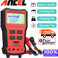 ANCEL BST100 Automotive 12V Car Battery Load Tester Battery Cranking Charging Analyzer Tool Battery Tester Analyzer Digital