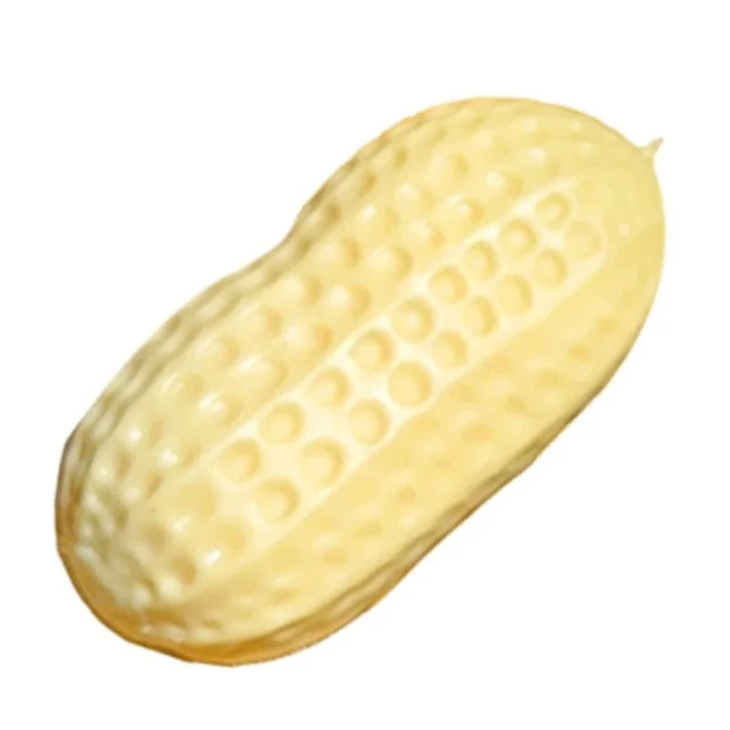 Oversized Peanut Squeeze Toy with Slow Rising Poseable Design for Hand Relaxing