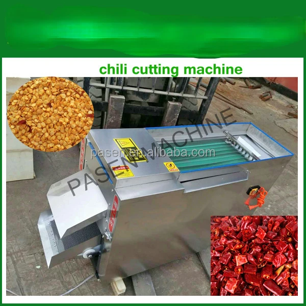 Green pepper cutting machine Red chili seeds separator Dry red chili cutting machine