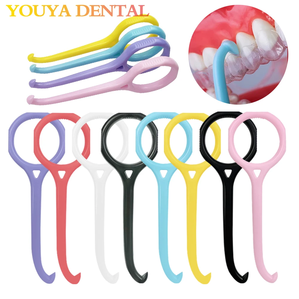 

10/30 шт. ортодонтический выравниватель чистящий крючок стоматологический невидимый съемный брекет экстрактор инструмент для удаления зубных розеток уход за полостью рта