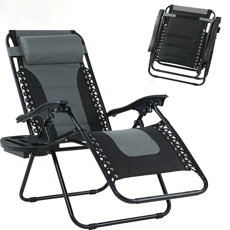 

Indoor Adjustable Outdoor Camping Beach Lawn Folding Fabric Portable Pool Zero Gravity Lounger