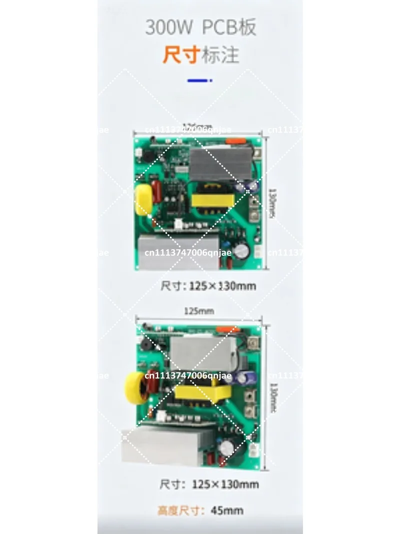 300w-pure-sine-wave-inverter-bare-board-pcb-for-energy-storage-system-lithium-battery-car-power-supply