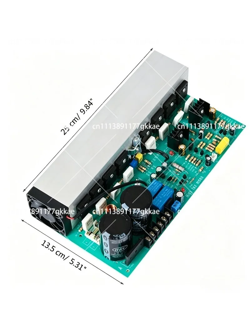 800W Mono Amplifier Board Finished Assembly, High Power DIY Audio Board with 2SA1943 & 2SC5200 Transistors for Hi-Fi