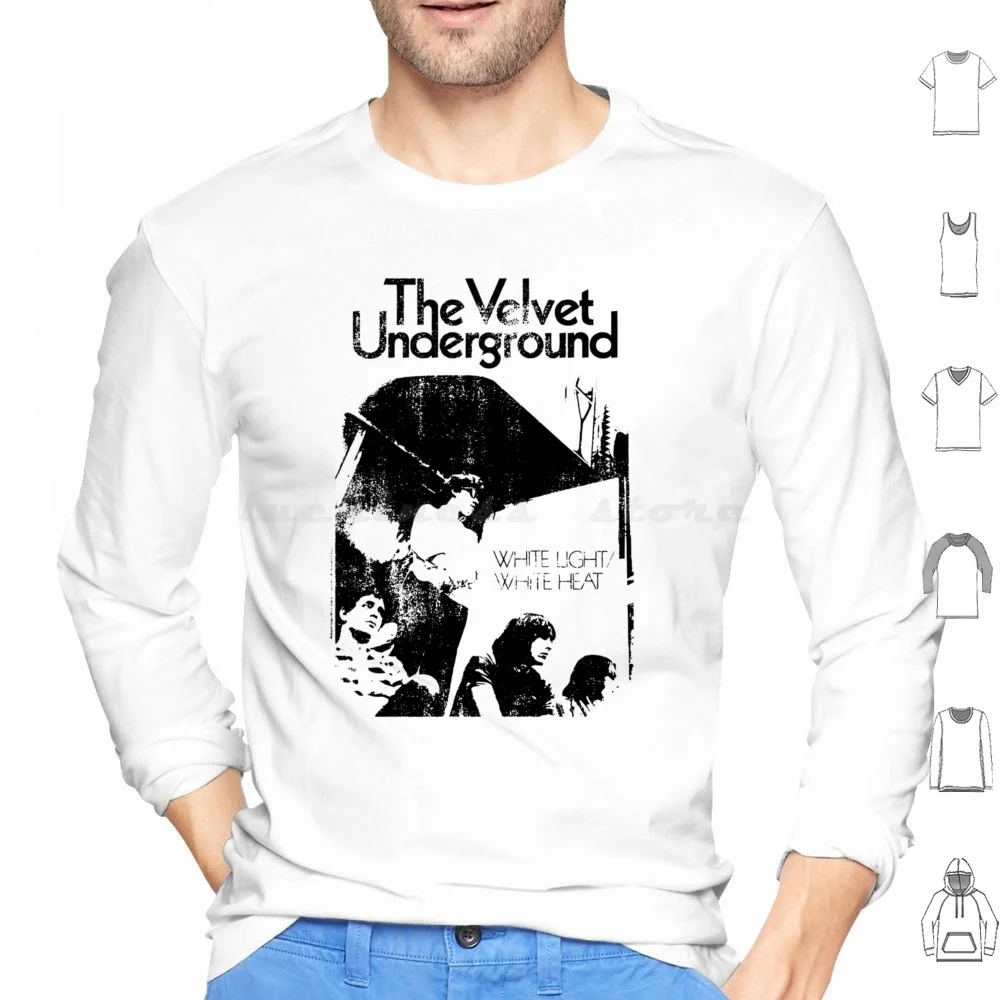 

The-Velvet-Underground-White-Light-White-Heat Hoodie cotton Long Sleeve The Velvet Underground Velvet Underground Nico Lou