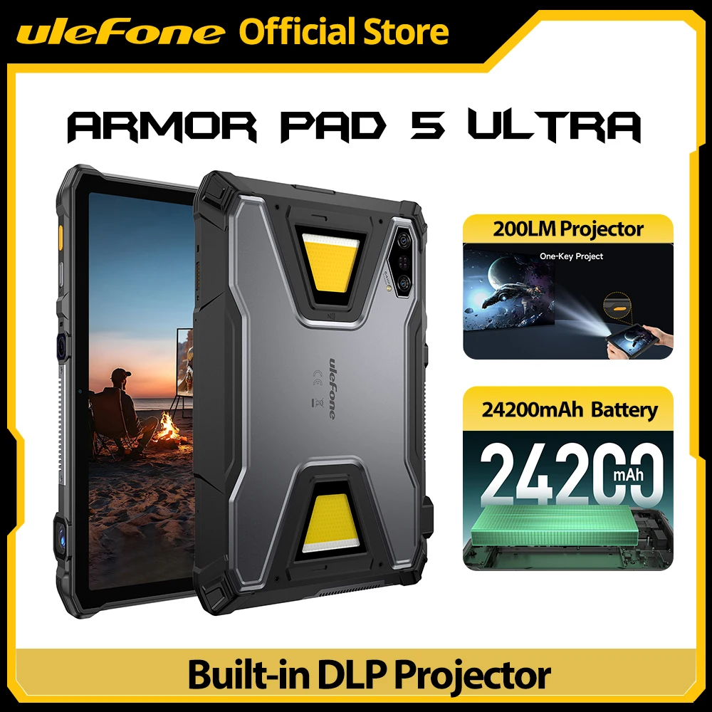 Ulefone Armor Pad 5 Ultra 5G 頑丈タブレット ポータブル