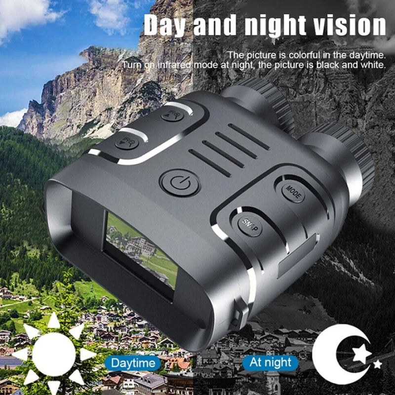 10x مناظير للرؤية الليلية، تستخدم الصور/مقاطع التكبير الرقمي للصيد والمسافات الطويلة والقوارب في الليل. شحن USB