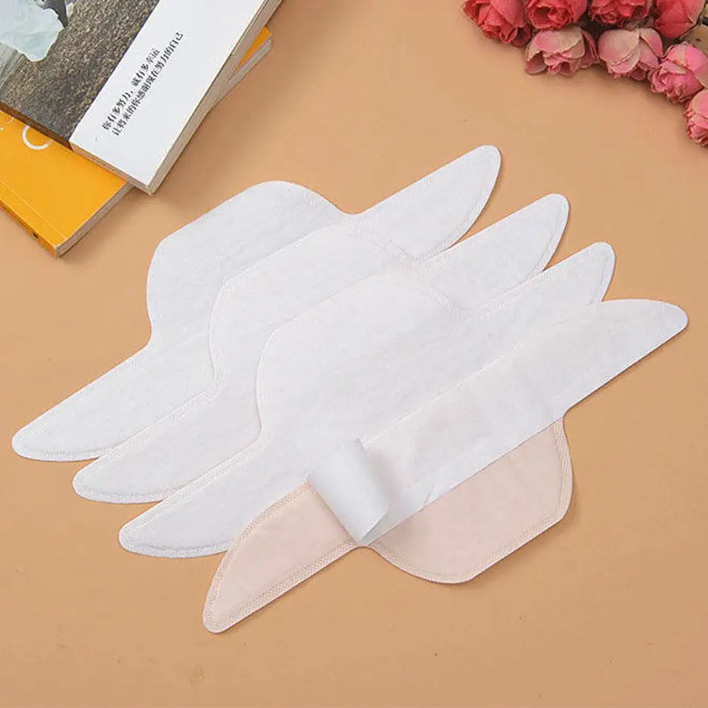 10pcs White Anti-Dirty Sweat Sticker Shirt Collar Disposable Deodorants Suit Unisex Stickers Absorbing Sweat Anti-Sweat Pad  New