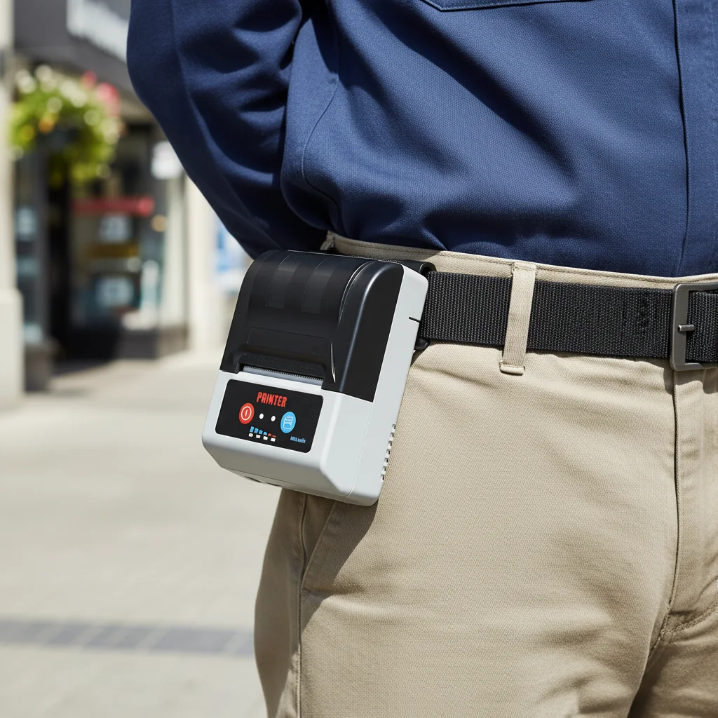 

2Inch Thermal Shipping Label Printer for Small Business Wireless Bluetooth Portable Mini Printer with Rechargeable Battery