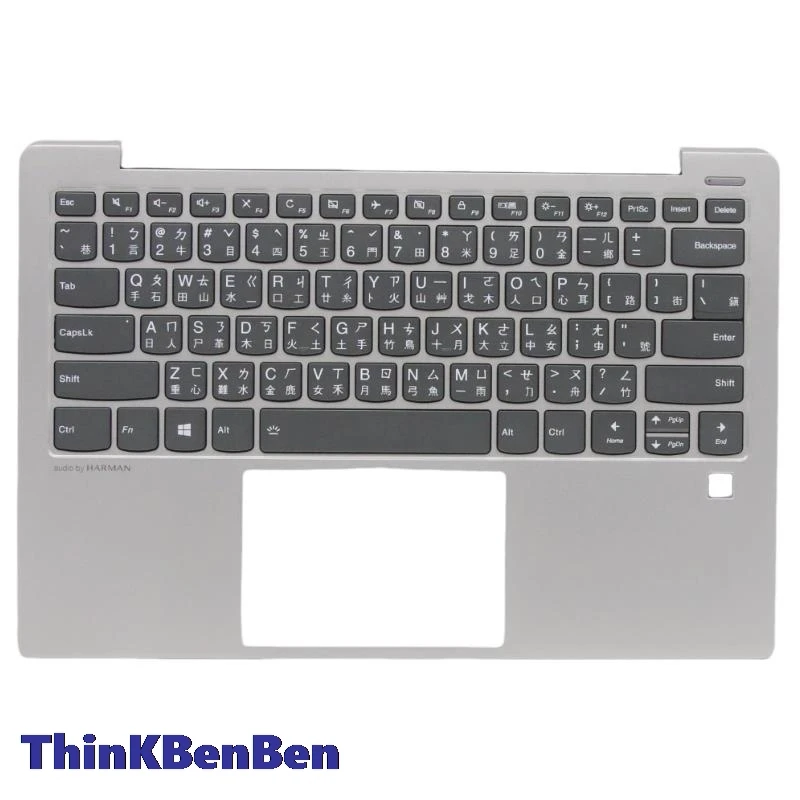 TW Traditional Grey Keyboard Upper Case Palmrest Shell Cover For Lenovo Ideapad S530 13 13IWL 13IML 5CB0S16090