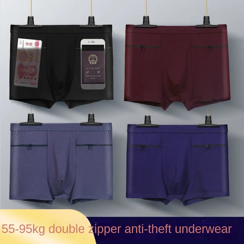 U Convex Boxer Sissy Panties Gay Underpants Big Pouch Boxershorts Penile Hole Briefs Male Large Bag Underwear Men Pantaion Thong