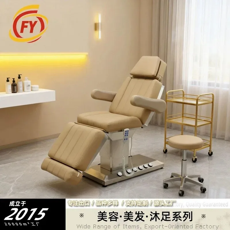 SPA push back and bone setting relaxation comfortable bed surface with face hole, lie down and adjust in multiple gears