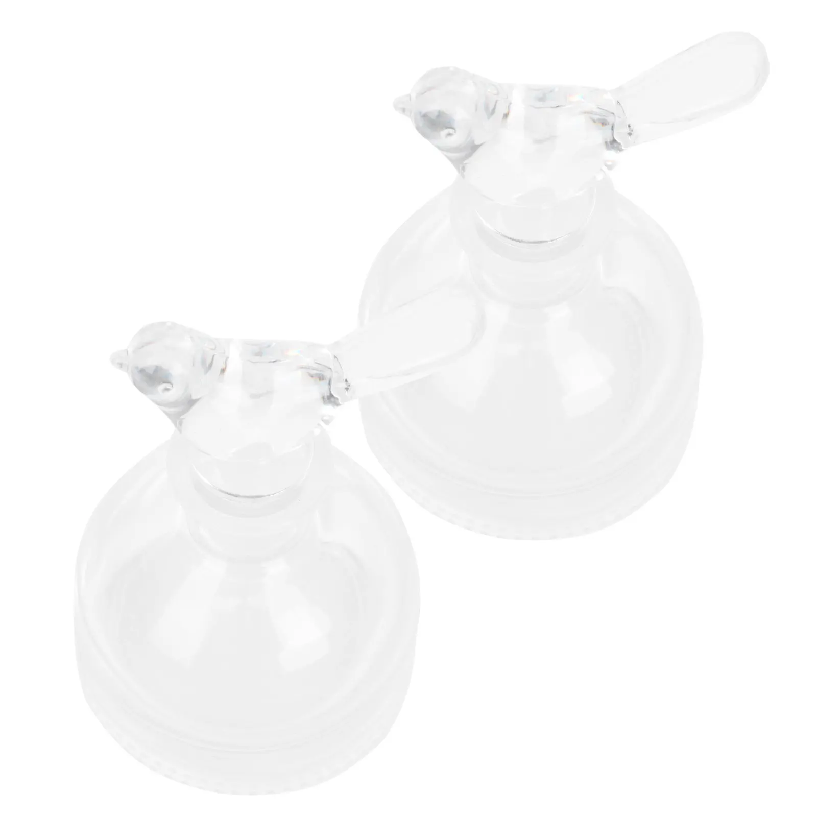 

2Pcs Elegant Glass Perfume Bottles with Dropper for Essential Oils Aromatherapy Refillable Vintage Style Scent Containers