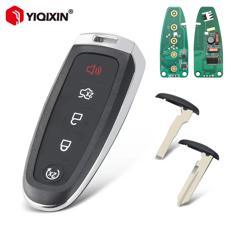 

YIQIXIN для Ford Edge Escape Explorer Expedition Flex C-MAX Focus Taurus 2011-2018 для Lincoln MKT удаленный автомобильный ключ с необрезанным лезвием