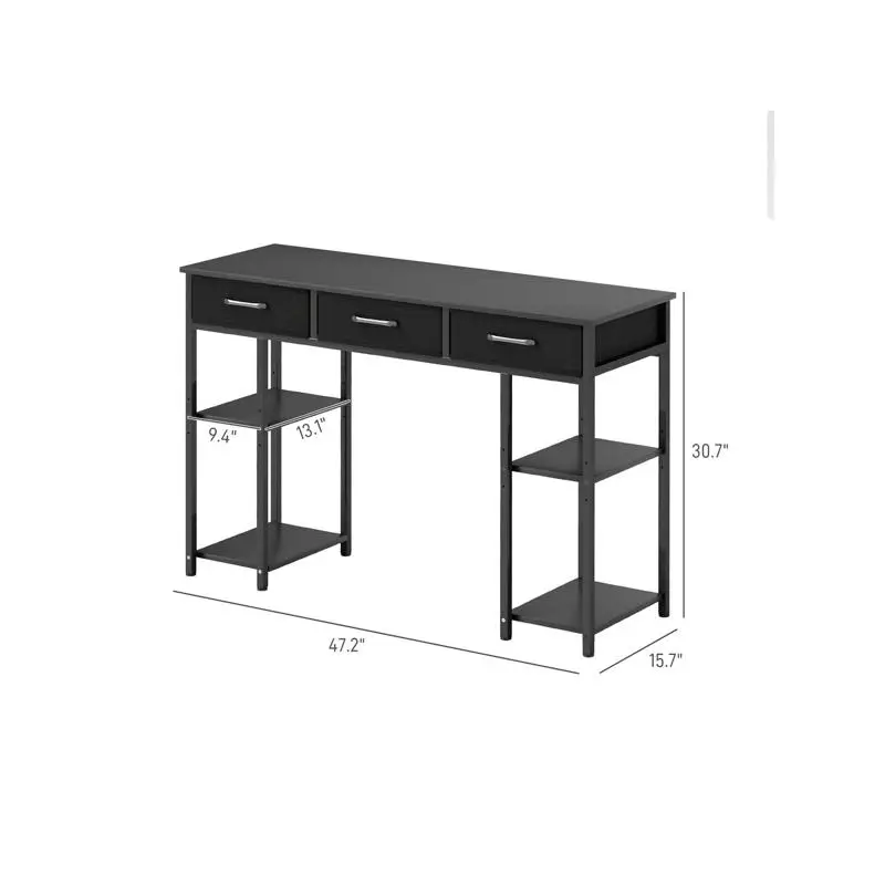 Office Writing Desk - Computer Desk with Ample Workspace and Modern Design for Home or Office