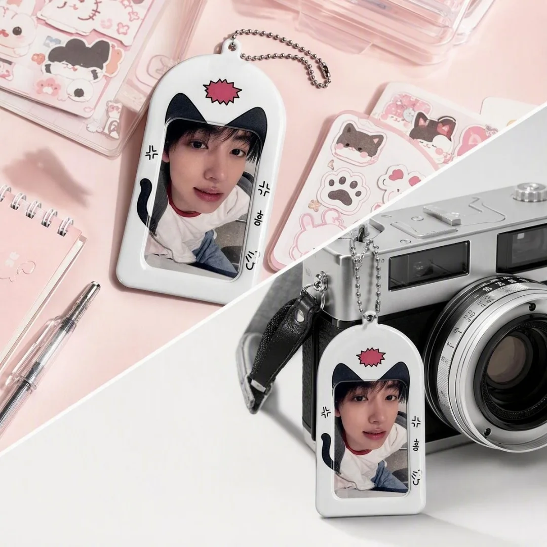 Pvc Card Holder Unisex Pvc Card Sleeve Meal Card Holder Decorative For Key Chain Bag Charm Daily Commuting