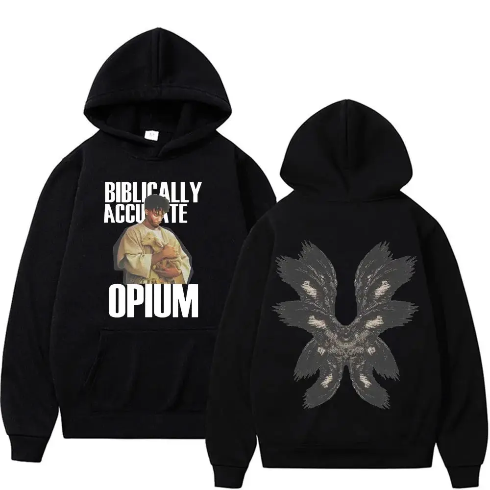 Playboi Carti I AM MUSIC هوديي Opium Ken Carson Narcissist Tour Antagonist Rap Leisure Men فضفاض كبير الحجم للجنسين