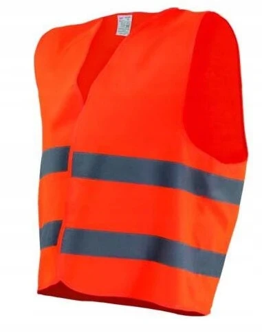 Reflektierende Warnweste Orange