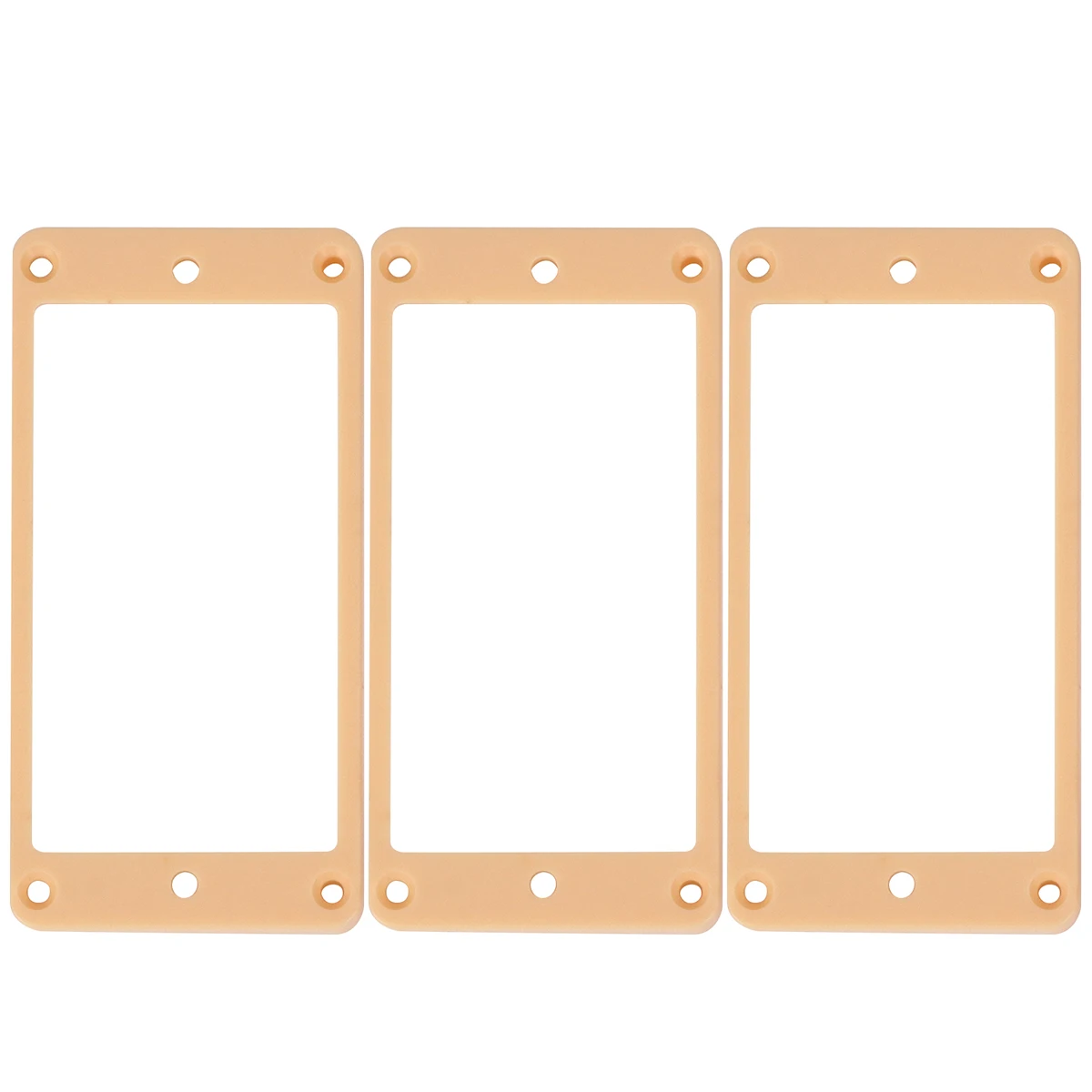 

10pcs Electric Guitar Pickup Covers Durable Plastic Frame Sturdy For Guitar Bright Tone Maple Ebony Pickup Outline Border