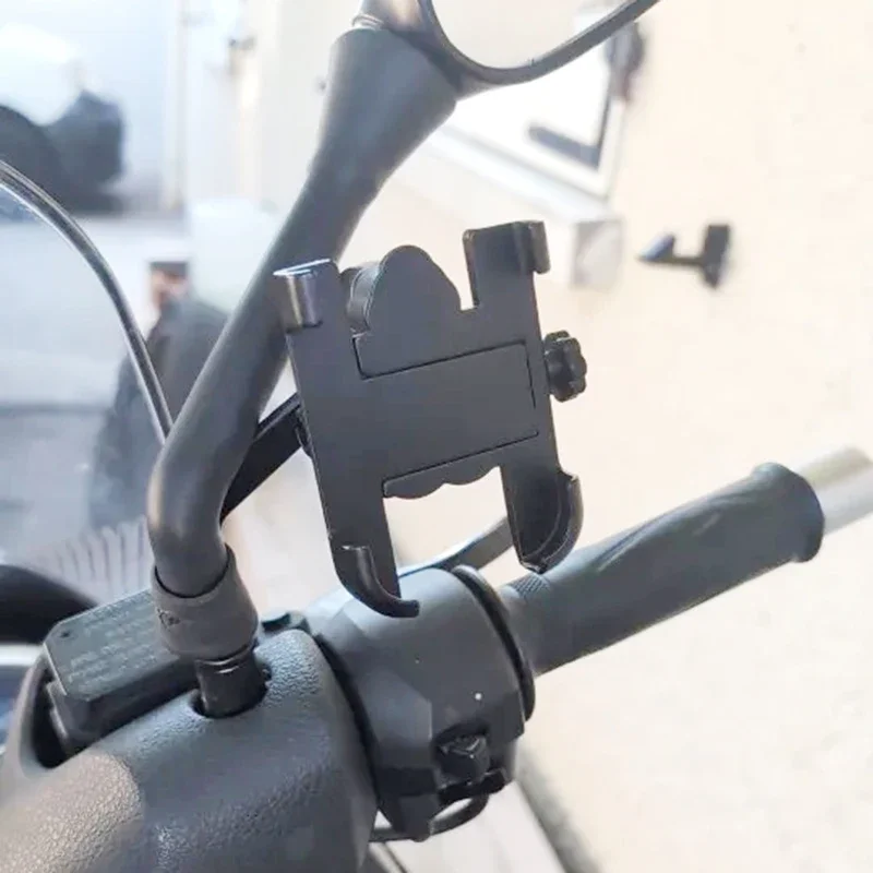 

Aluminum Motorcycle Bike Phone Holder Stand Moto Bicycle Handlebar Mirro Mobil Bracket Support Mount