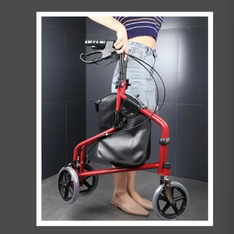 

Foldable Mobility Aids Rollator Walkers ,Portable Mobility Scooter Rehabilitation Assistance Walkers for Elderly Shopping Carts