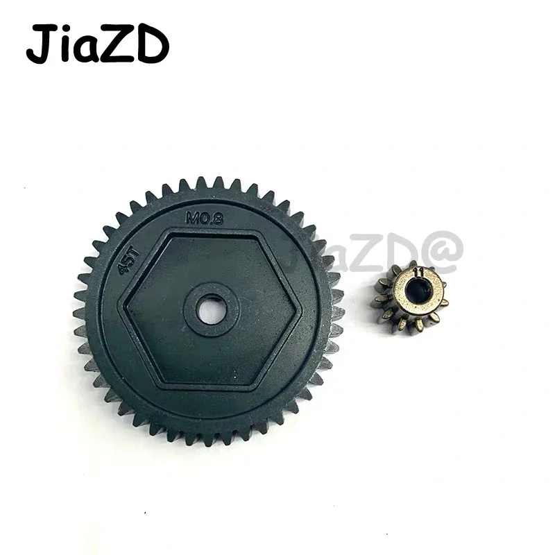 Harden Steel Spur Gear 45T 0.8M 32P #8053 11T motor teeth For 1/10 RC Model Crawler Traxxas TRX-4 TRX4 TRX-6 RC Car Accessories