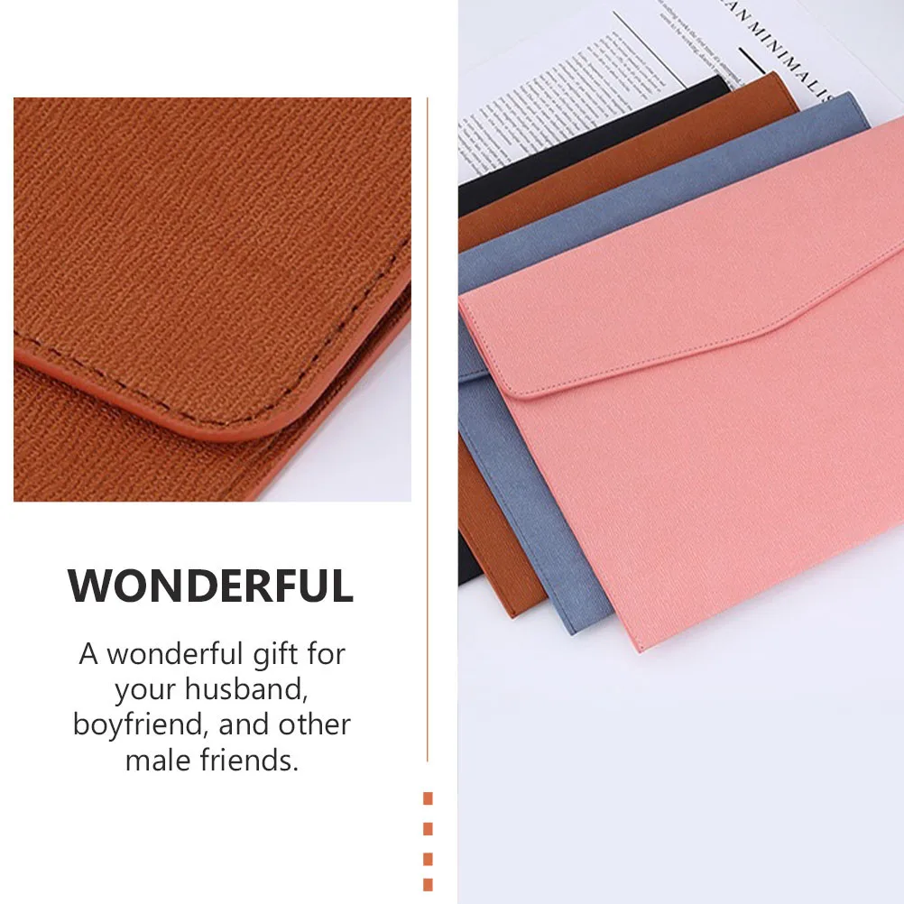 

Briefcase Document Organizer File Holder Discoloration Pu Imitation Man