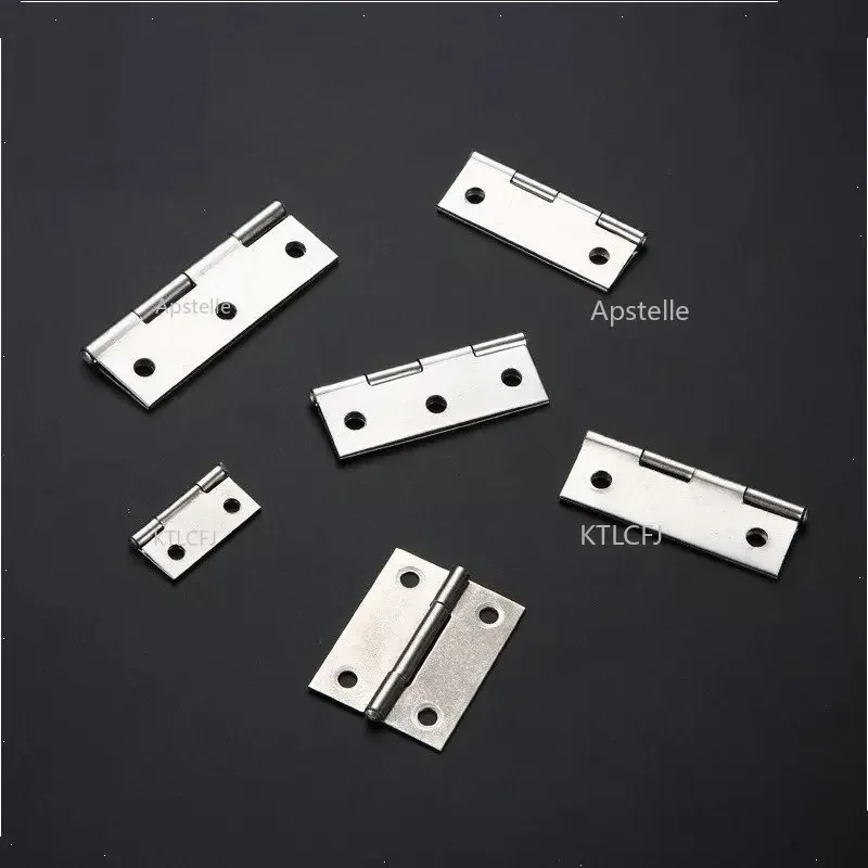 2 Pcs Set 4 Inch Length Cabinet Door Hinge Boat Marine Cabinet Butt Hinge Used for Door Windows Stainless Steel view 6