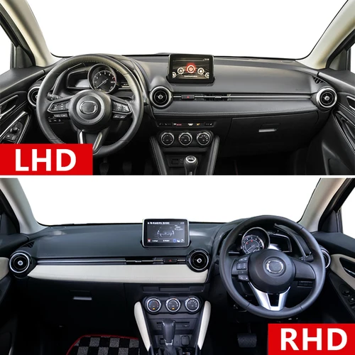 Imagen 2 del producto Para Mazda 2 DJ DL 2015 2016 2017 2018 2019 2020 2021 2022 2023 cubierta del salpicadero del coche instrumento escritorio parasol Mat Pad Accesorios