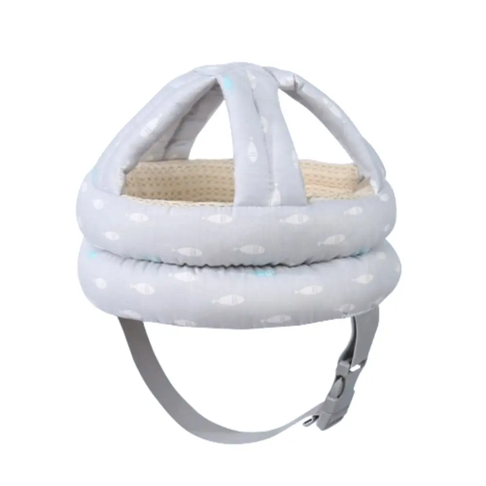 

Breathable Toddler Protective Headgear Adjustable Safe Infant Anti-crash Caps Cartoon Pattern Dinosaur Pattern Anti-fall Helmet