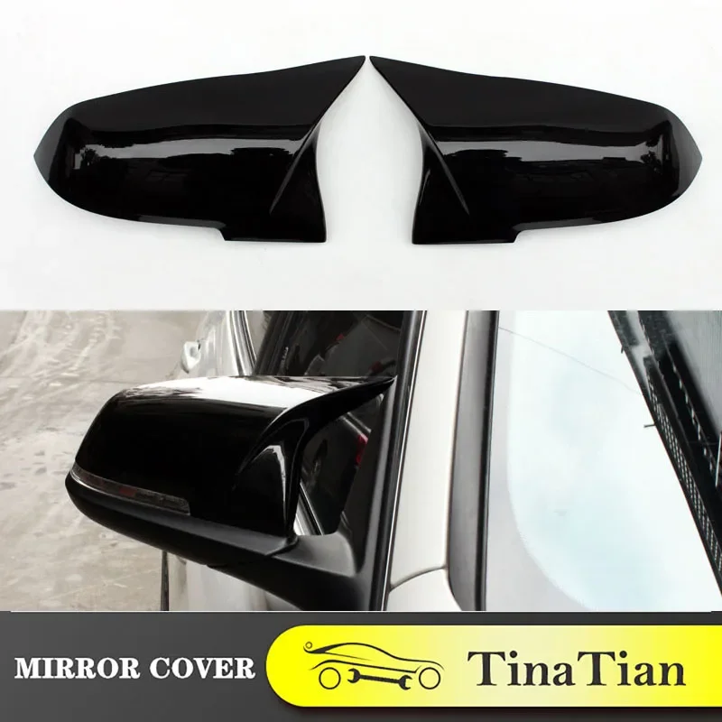 

L + R pair of Look black paint mirror cover for BMW F20 F21 F22 F23 F30 F31 F32 F33 F36 M3 M4 mirror housing