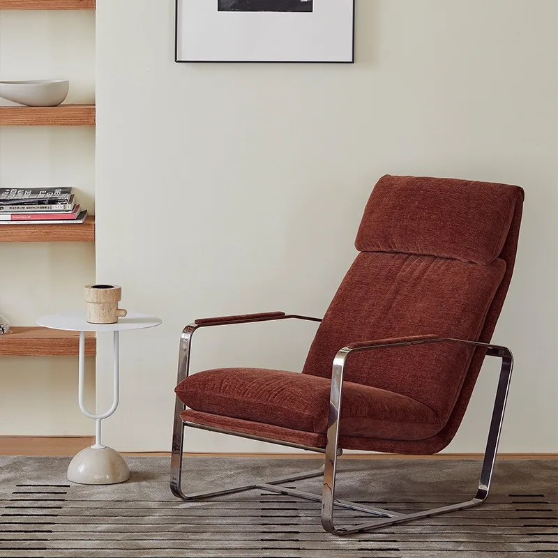 كرسي الترفيه غرفة المعيشة أريكة كسولة وابي سابي القرون الوسطى شرفة بسيطة كرسي أريكة واحد #2