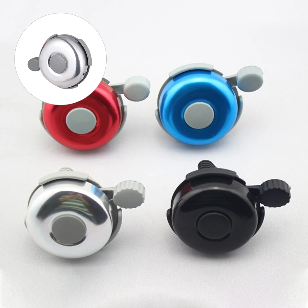 

4Pcs Bike Bells Aluminum Alloy Loud Clear Sound Easy Install Versatile Handlebar Bell for Mountain Road Urban Bikes Cycling