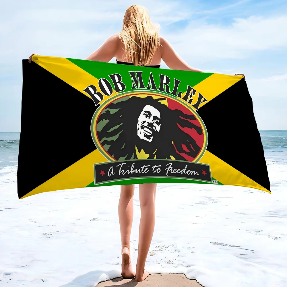 1pc Bob Marley Jamaica Reggae Towel Children's Beach Towel Summer Swimming Shower Towel Bathroom Supplies