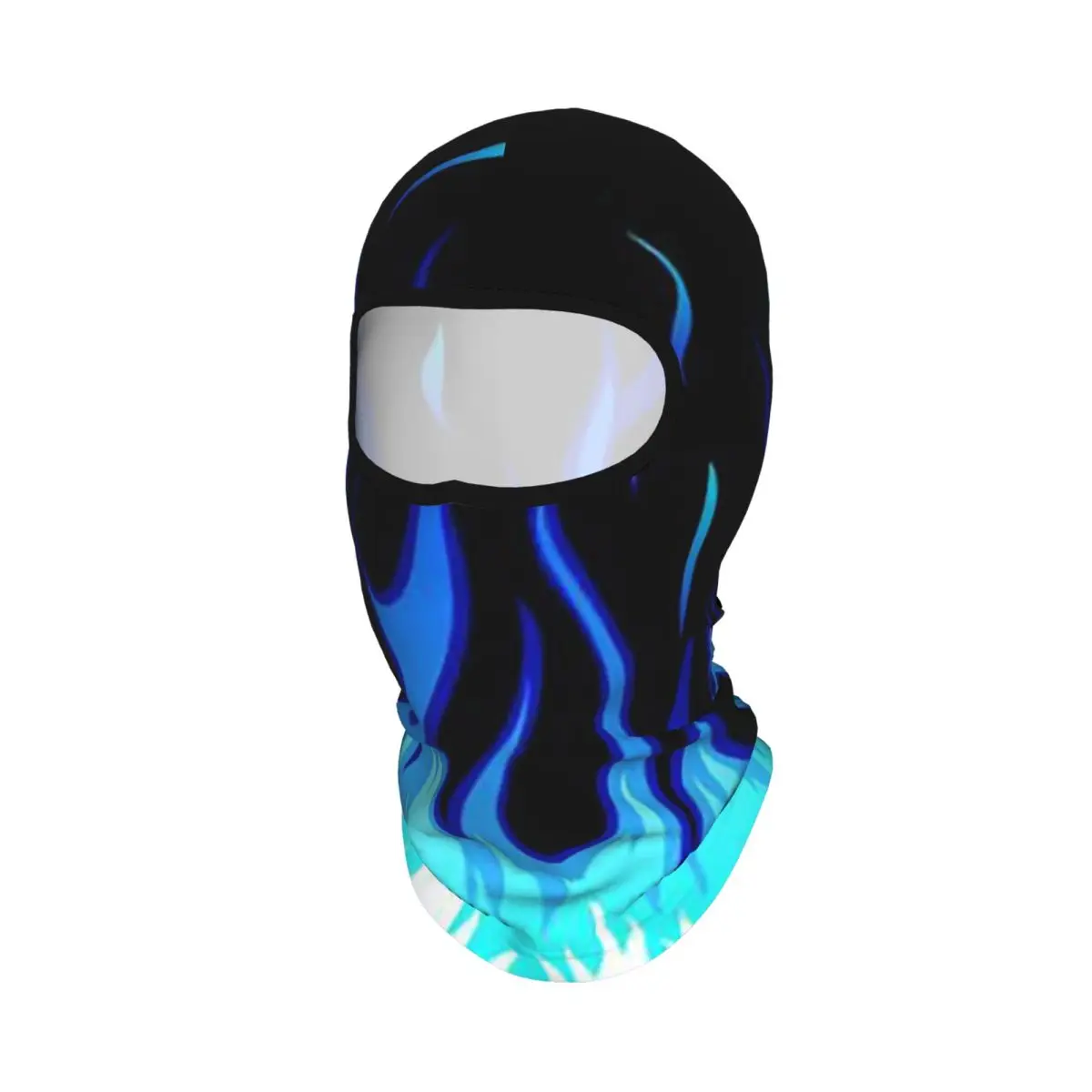 Big Fire Flames Burning Flame Breathable Thin Balaclava Full Face Mask Sun Protection Neck Gaiter For Motorcycle Cycling