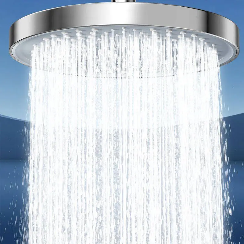 

Comfort Pressurized Shower Head Household Shower Head Large Shower Head Top Spray Bathroom Rain Shower Bath Single Showerhead