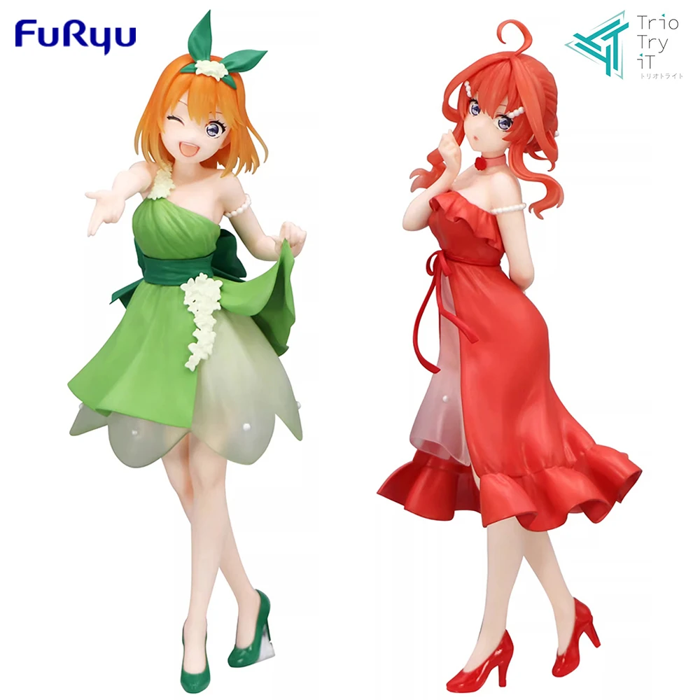 NEW FuRyu Trio-Try-iT Yotsuba Nakano & Itsuki Nakano (Pastel Dress Ver.) (The Quintessential Quintuplets) 22cm Anime Figure