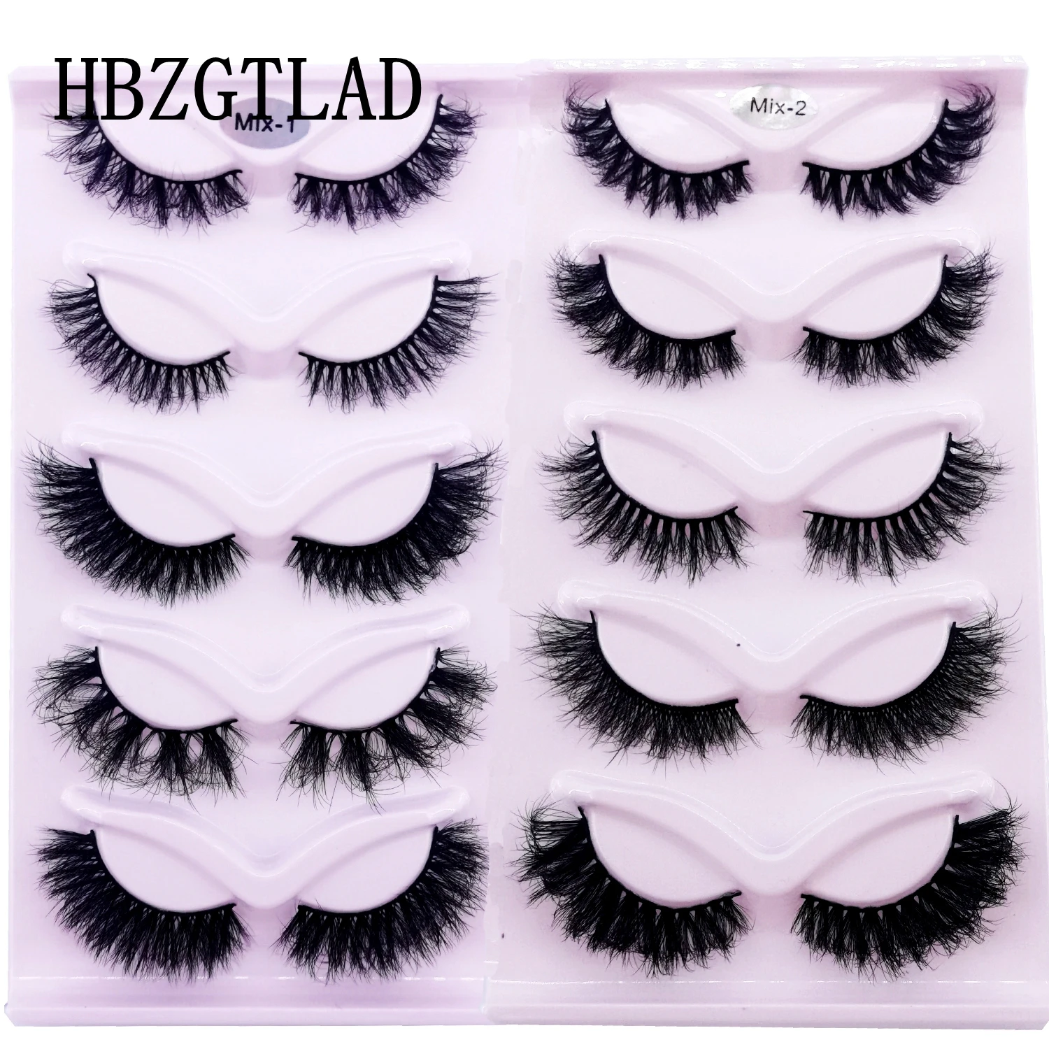 Cat Eye Lashes 3D Faux Mink ขนตาปลอมธรรมชาติยาวยุ่ง Lashes ปีก End ยาวขนตาปลอมหนานุ่มขนตา