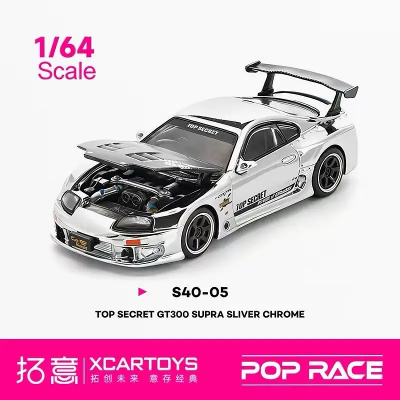 POPRACE 1 :64 Porsche Mazda RX7 Civic McLaren Nissan GTR Honda Alloy Car Model Toy Collection