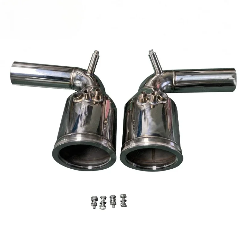 High quality hot sellin Performance Stainless Steel Polished Catless Exhaust Downpipes for Porsche 992 Automobile Accessories