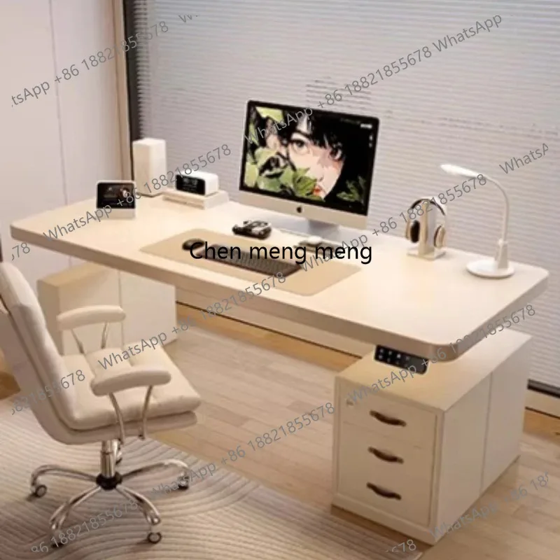 

cream style Computer desk Room desks Motion desk room offices office desks and workstations Height adjustment table