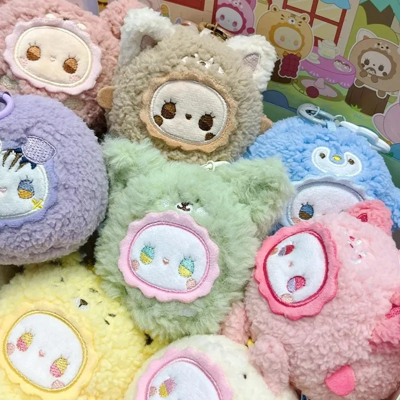 إيما سر عالم الغابات صندوق أعمى سلسلة Rua Rua حديقة الحيوان ألعاب من نسيج مخملي Kawaii ظهره قلادة الديكور الإبداعي متعة سر هدية