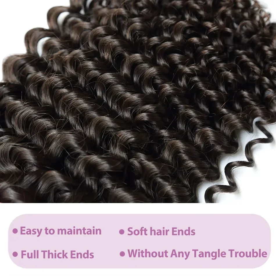 فضفاض موجة عميقة 28 30 بوصة 100% حزم الشعر البشري الخام 1/3/4 حزم لحمة مزدوجة نسج عذراء الشعر البرازيلي المياه الخام مجعد