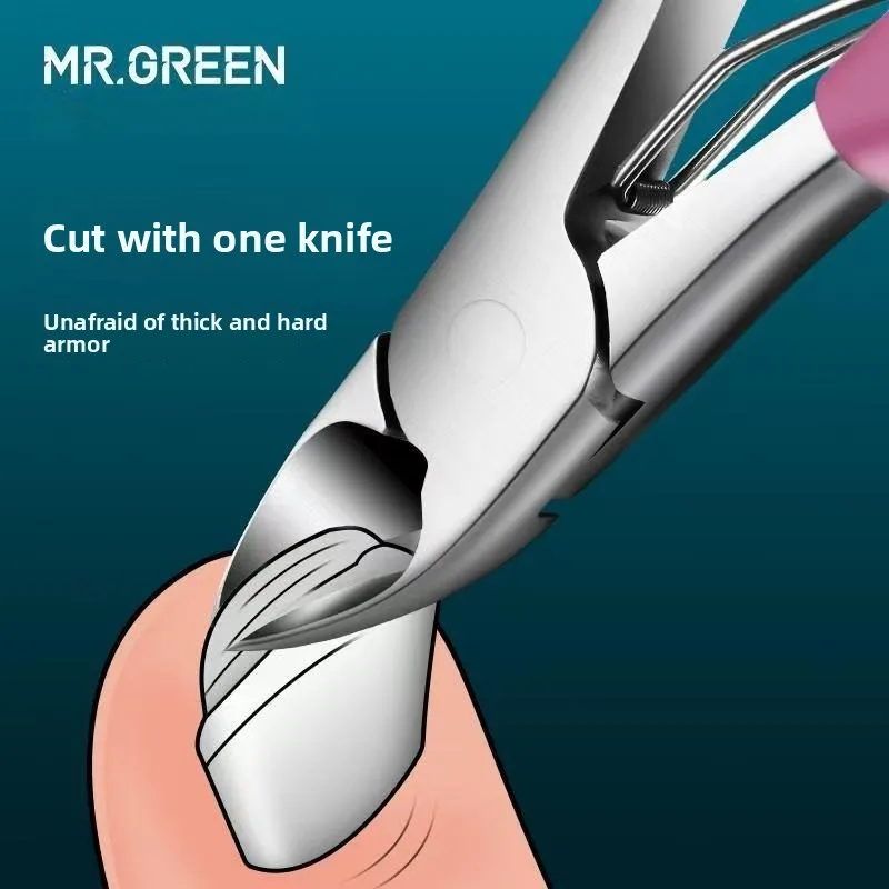 mrgreen-足の爪切りプロフェッショナルペディキュアツール爪切りアンチスプラッシュ陥入肘頭カッターマニキュアツールセット