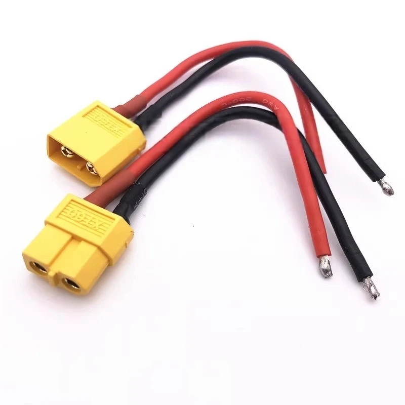 1pcs Xt60h Xt30u-f Male And Female Xt90h Ec5 Test Lithium Battery Connector Model Aircraft Plug With Cable