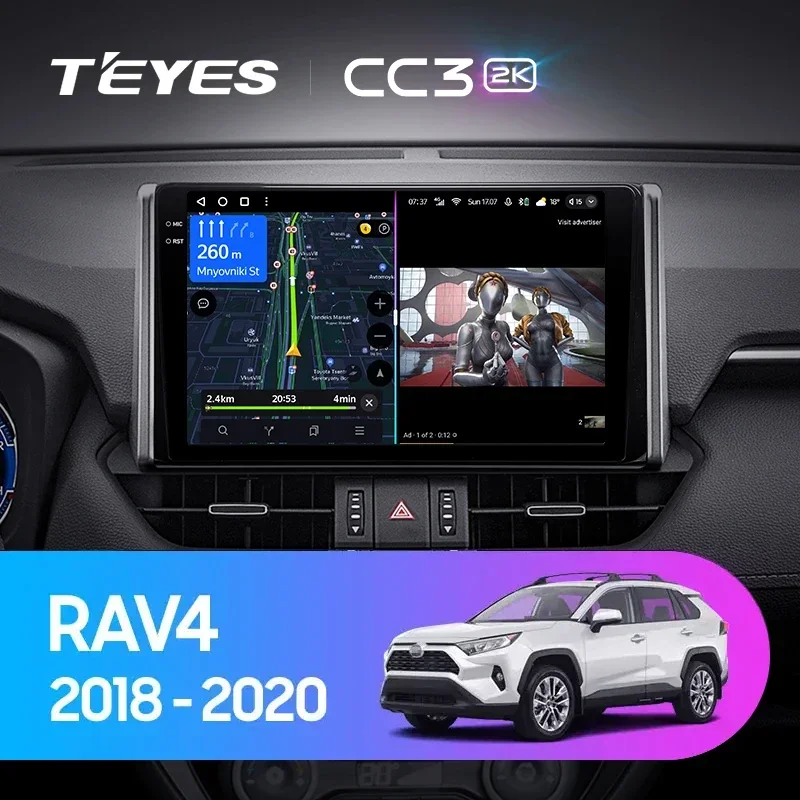 CC3L CC3 2K For To yo ta RAV4 5 XA50 2018 - 2023 Car Radio Multimedia Video Player Navigation Stereo GPS Android 10 Dvd