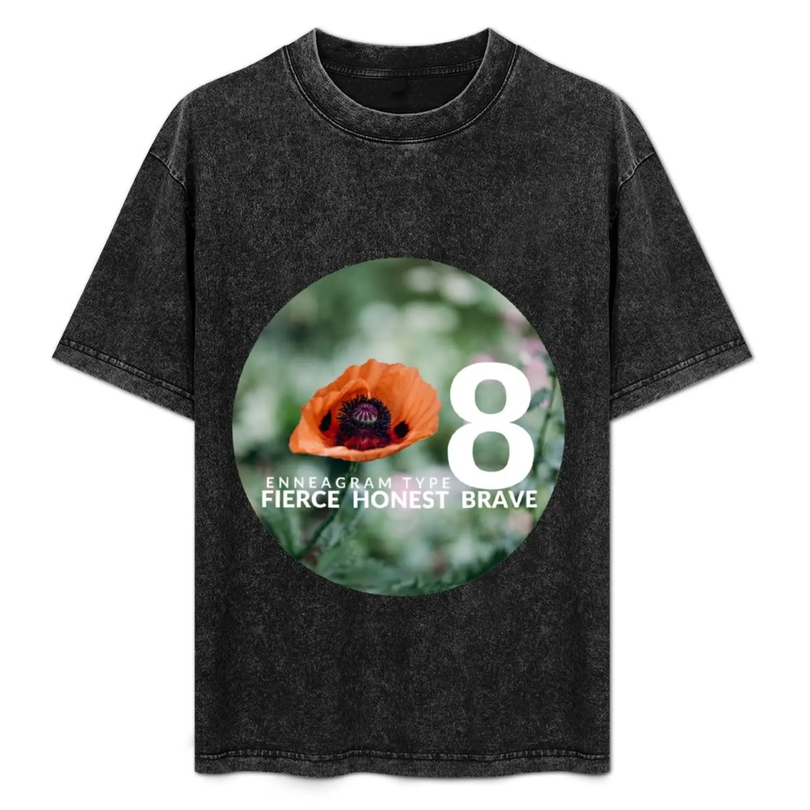 

Enneagram Type Eight T-Shirt Minimalist Casual Short Sleeve Top