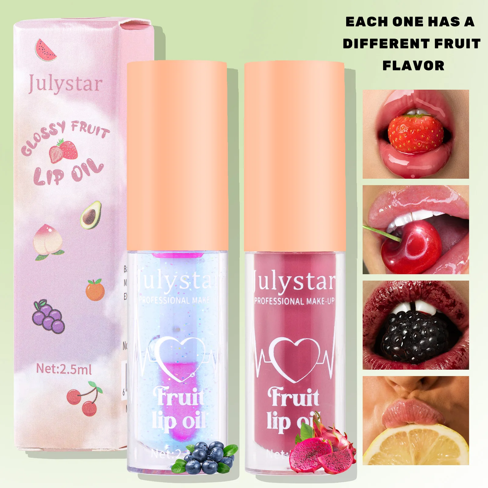 MISS ROSE Crystal Jelly Moisturizing Plumping Lip Gloss Oil  Make-up Sexy Plump Lips Glow Tinted Lip Plumper Lips Care Cosmetics